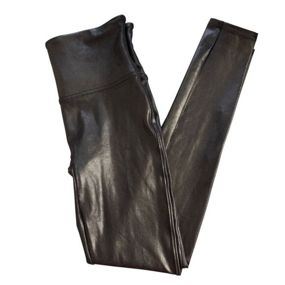 SPANX Faux Leather Leggings black medium - Picture 10 of 10